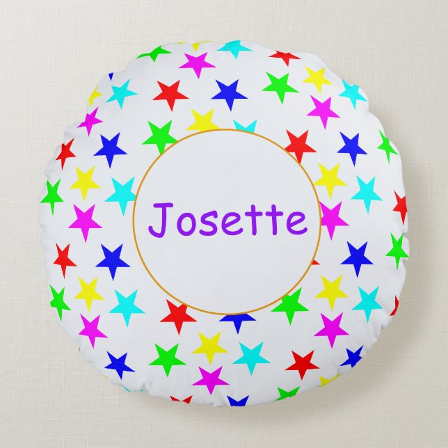 Among The Stars Custom Round Pillow (Front)