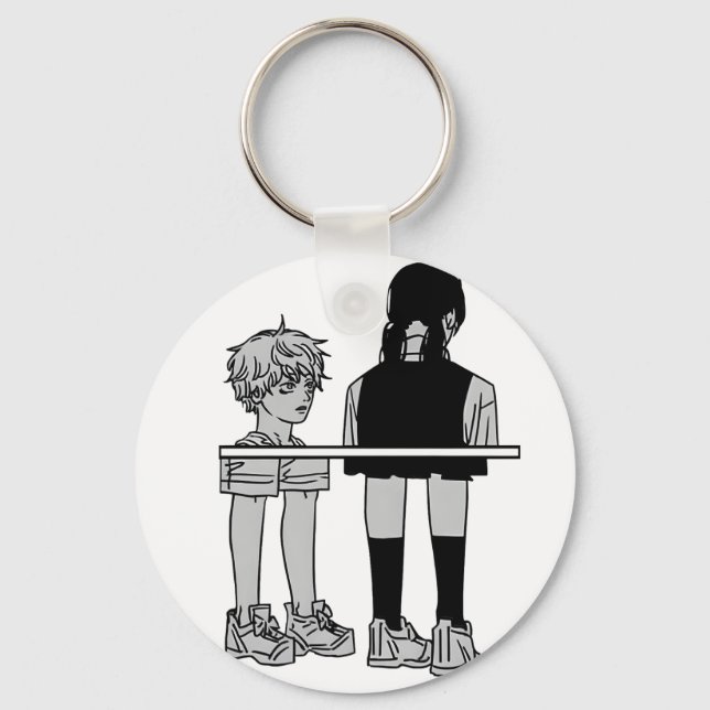 Among Us Denji & Asa  Keychain (Front)