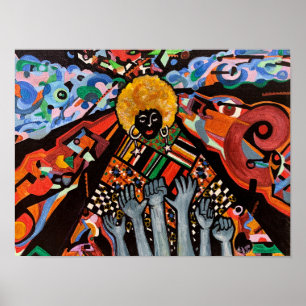 "Amongst Chaos, I Rise" Poster