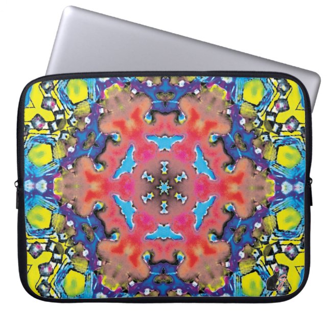 Amonium Kaleidoscope Laptop Sleeve (Front)