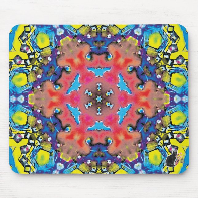 Amonium Kaleidoscope Mouse Pad (Front)