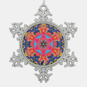 Amonium Kaleidoscope Ornement de flocon de neige