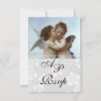 Amor and Psyche as Children Wedding Party Monogram