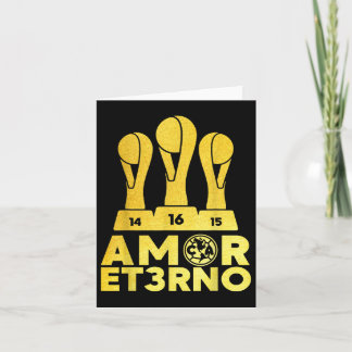 Amor Et3rno America Tricampeon Card