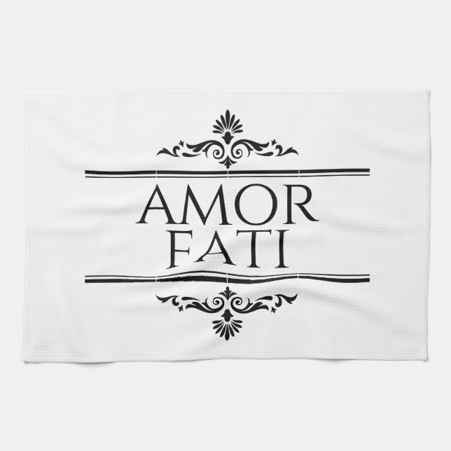 Amor Fati Kitchen Towel (Horizontal)