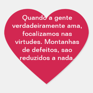 Amor Heart Sticker