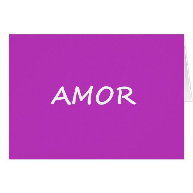 Amor, L'Amour Espagnol (Devant horizontal)