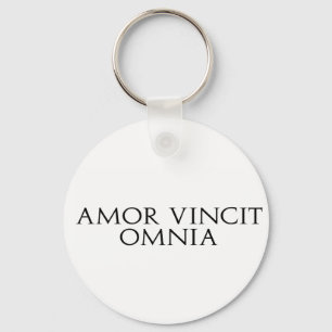 Amor Vincit Omnia Keychain