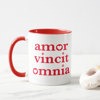Amor Vincit Omnia- Latin Quote Mug