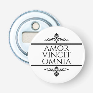 Amor Vincit Omnia - Love Conquers All Bottle Opener