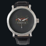 Amor Vincit Omnia - Love Conquers All Watch<br><div class="desc">Elegant vintage typography design featuring the words "Love Conquers All."</div>