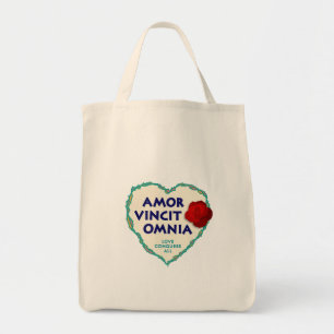 Amor Vincit Omnia Love  Tote Bag