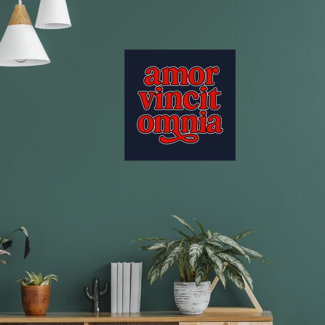 Amor vincit omnia poster (Living Room 1)