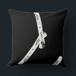 Amora a 1 throw pillow<br><div class="desc">Typos having fun. Abstract art byEML</div>