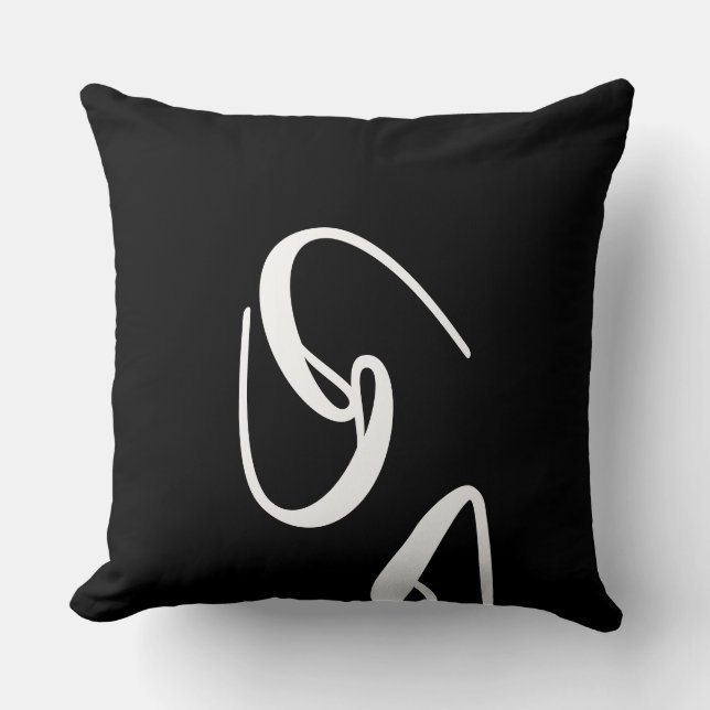 Amora a throw pillow (Front)