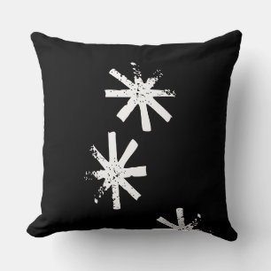 Amora asterix winter throw pillow