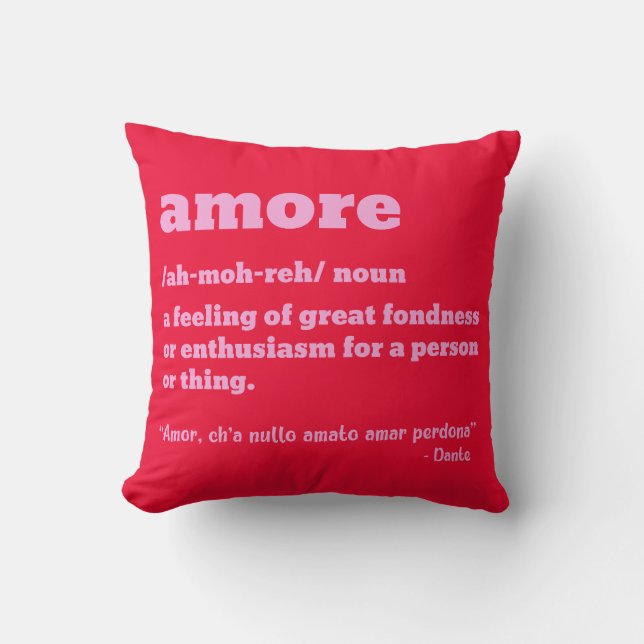 Amore Coussin (Recto)