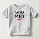 AMORE MIO Italian Flag Heart White