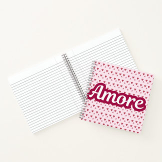 Amore Typography Design – Valentine’s Day Gift Notebook