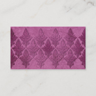 Amoroso: AGED PARCHMENT in ROSE Business Card