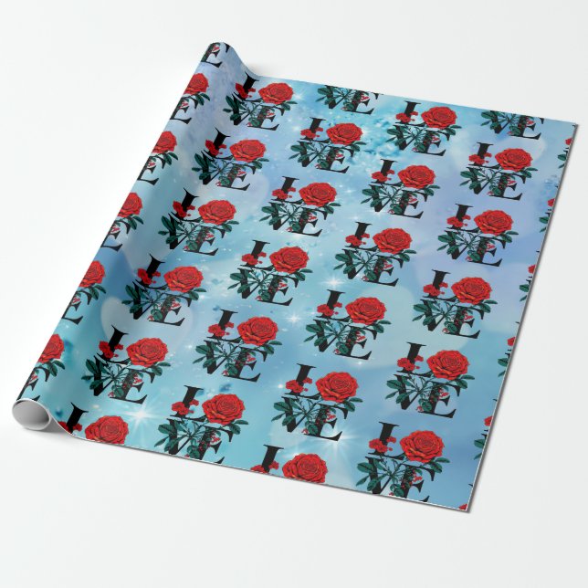 Amorous Wrapping Paper (Unrolled)