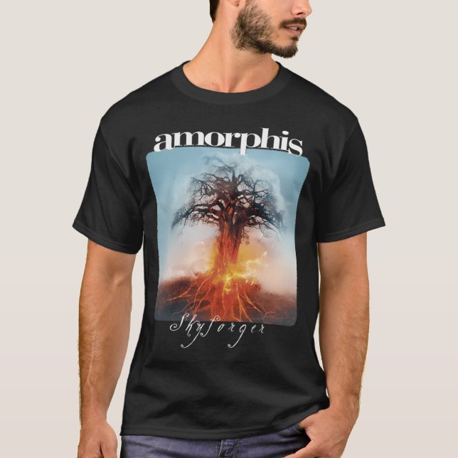 Amorphis Skyforger Melodic Death Metal T-Shirt (Front)