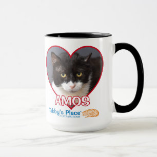 Amos - Black Accented 15oz Large Mug