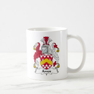 Amos Family Crest Coffee Mug