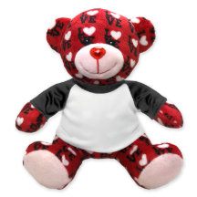 Amour Adorable Coeurs Rouges Stuffé Ours Teddy