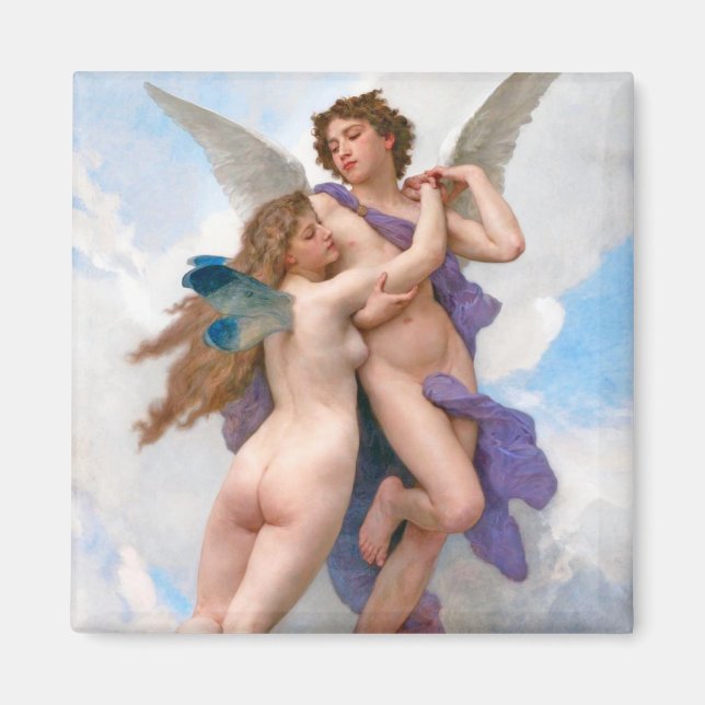 Amour and Psyche, Bouguereau Magnet (Front)