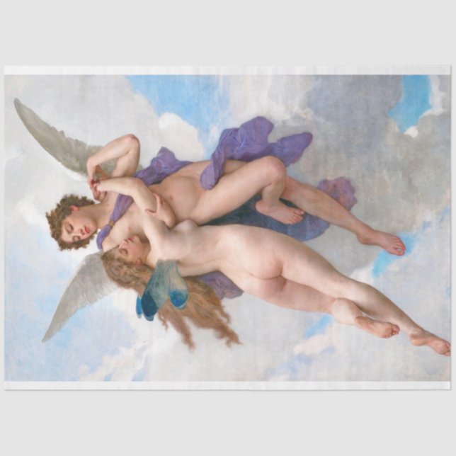 Amour and Psyche, Bouguereau Tissue Paper (Front)