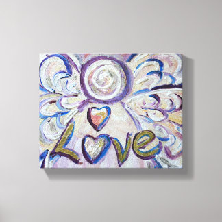 Amour Angel Word Art Peinture Toile Enveloppé