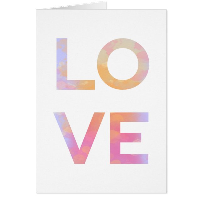 Amour, aquarelle (Devant)