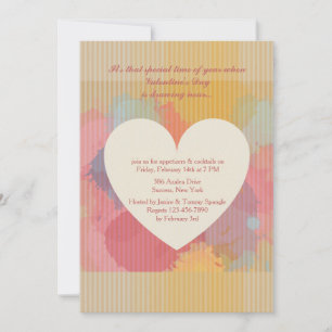 Amour Aquarelle Invitation au coeur