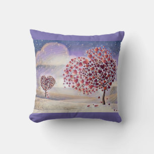 Amour Arbre Jeu Oreiller