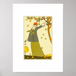 Amour. Art Déco Saint-Valentin Imprimer cadeau