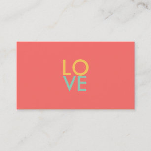 Amour Carte de visite