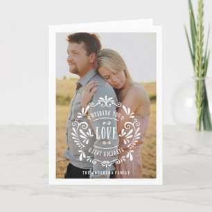 Amour Carte de voeux de vacances
