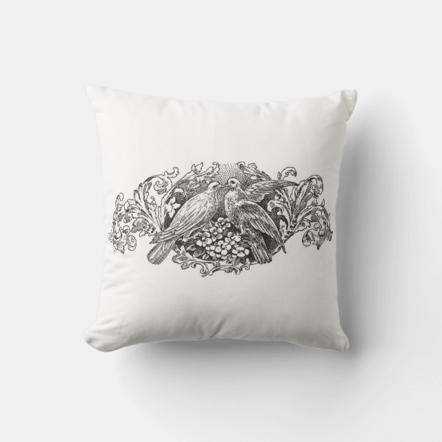 amour chic minable de coussin de typographie (Recto)