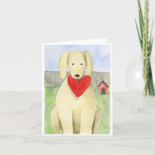 Amour de chiots - Carte de vœux