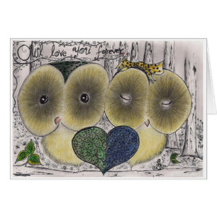 Amour de hibou vous pour toujours