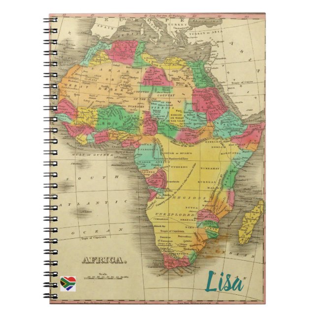 Amour de journal/de carnet de l'Afrique (Devant)