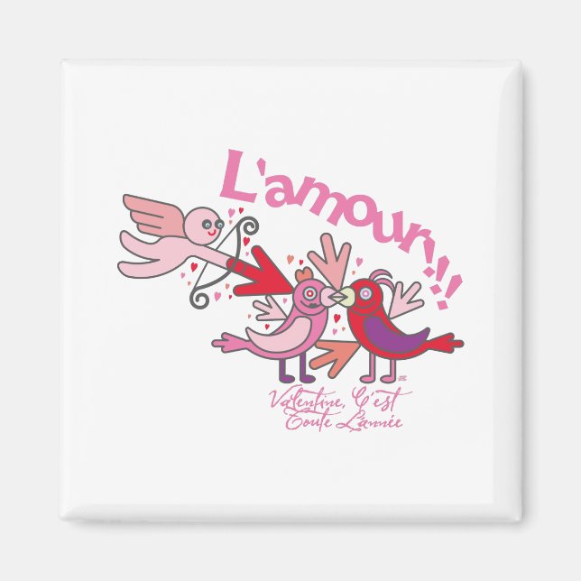 Amour de la Saint-Valentin BY MASANSER Magnet (Front)