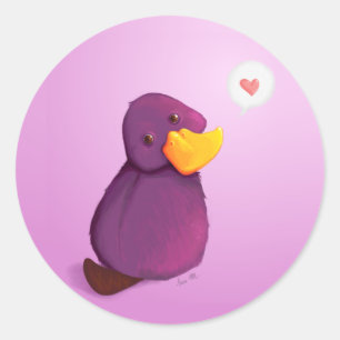 Amour de Platy : Autocollants
