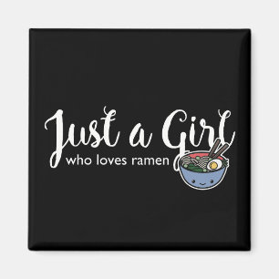 Amour de Ramen juste un aimant de nouilles de