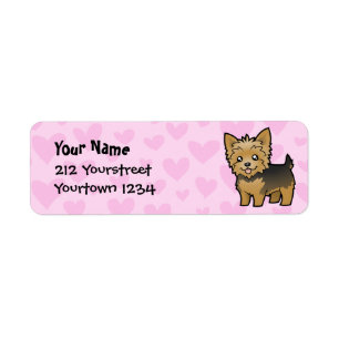 Amour de Yorkshire Terrier (cheveux courts aucun