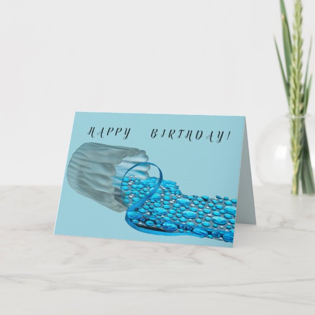 Amour débordant pour une carte d'anniversaire bijo (Devant)