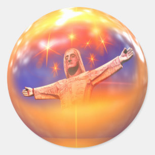 amour des autocollants jésus