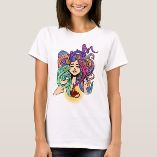 amour divin en t-shirt blanc