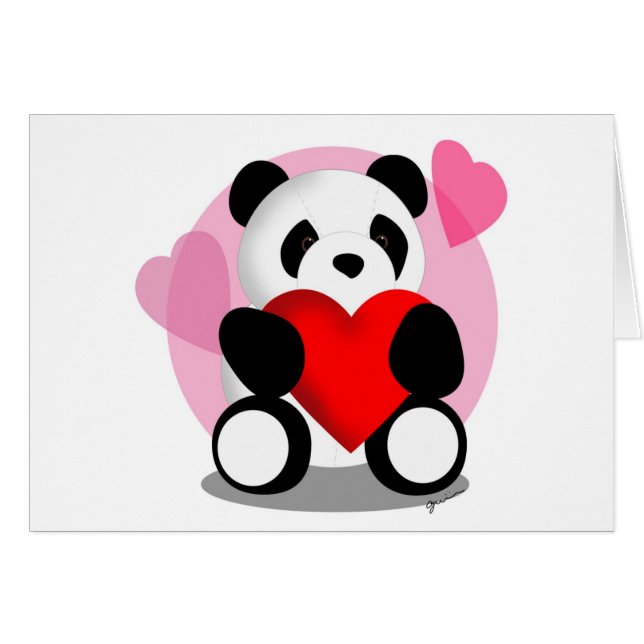 Amour d'ours panda (Devant horizontal)